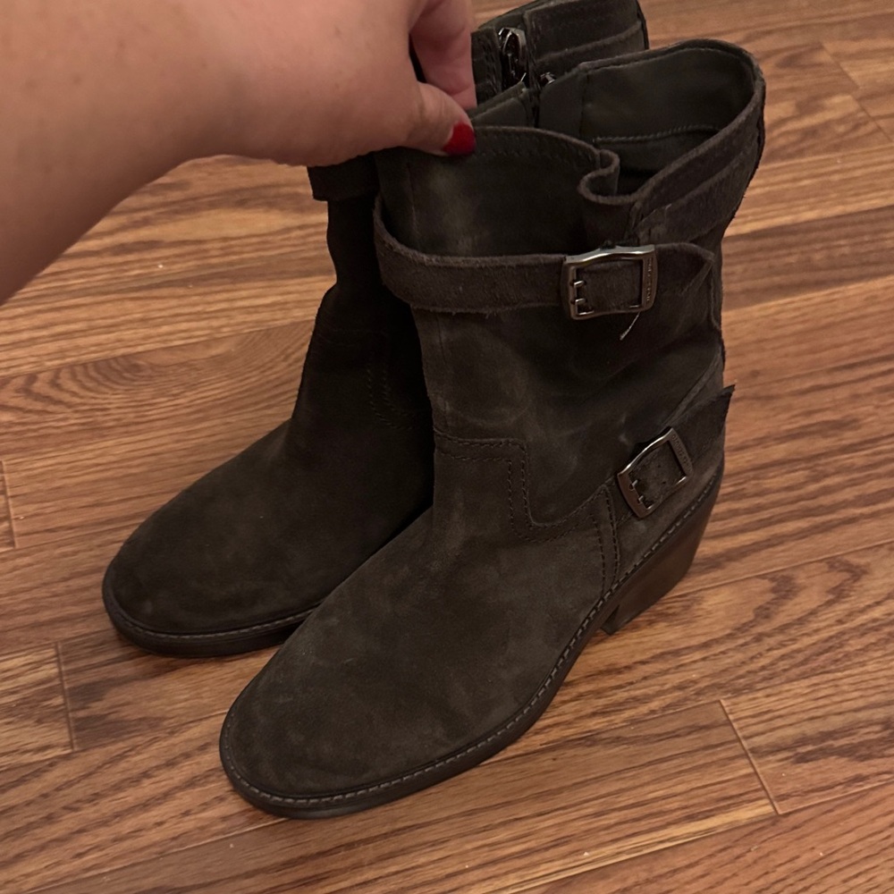 Vince Camuto Dark Brown Heeled Boots
